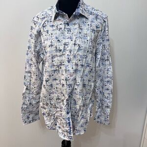 Robert Graham Multicolor Abstract Button Down Shirt (NWOT)